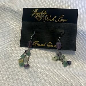 Park Lane purple and green earrings